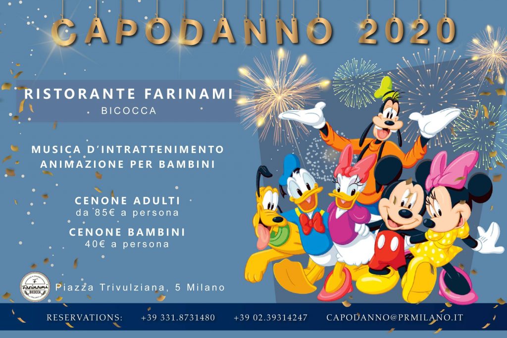 Capodanno per bambini Farinami Milano